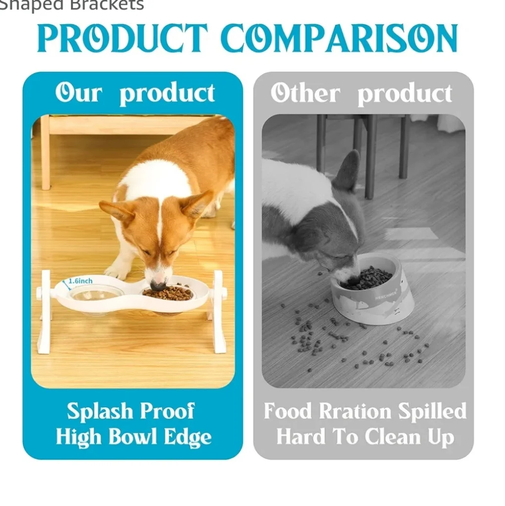 Elevated pet feeder